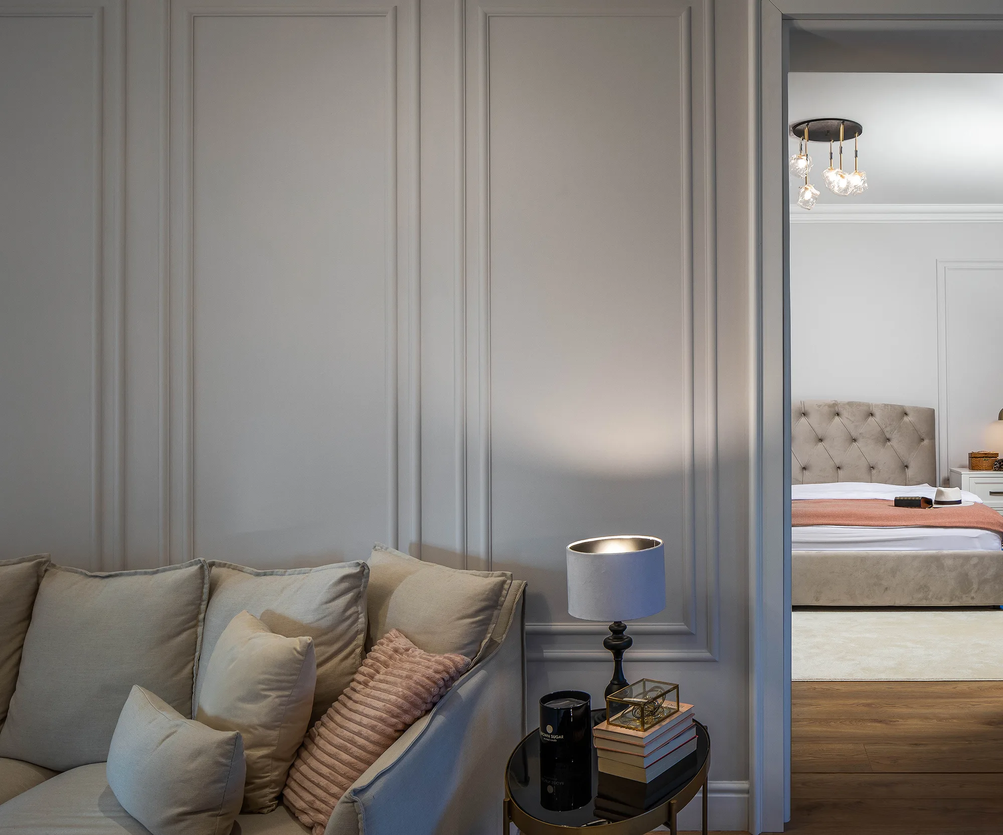 Amenajare interioara rezidentiala — APARTAMENT ELEGANT CU ACCENTE MODERNE, stil tranzitional, Timisoara. Imagine 9 din 14