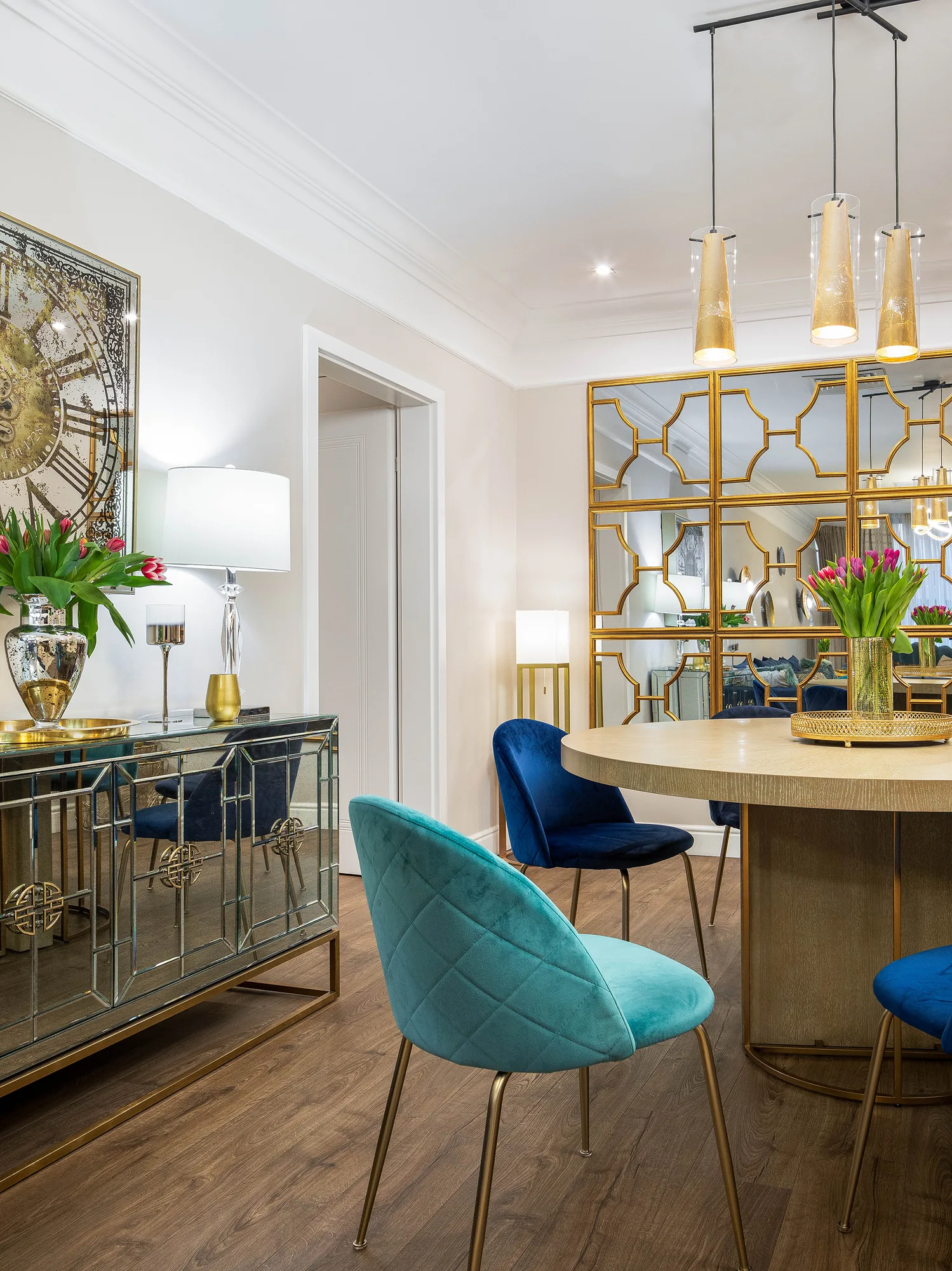 Amenajare interioara rezidentiala — APARTAMENT GLAM CONTEMPORAN, stil glam contemporan, Resita. Imagine 3 din 8