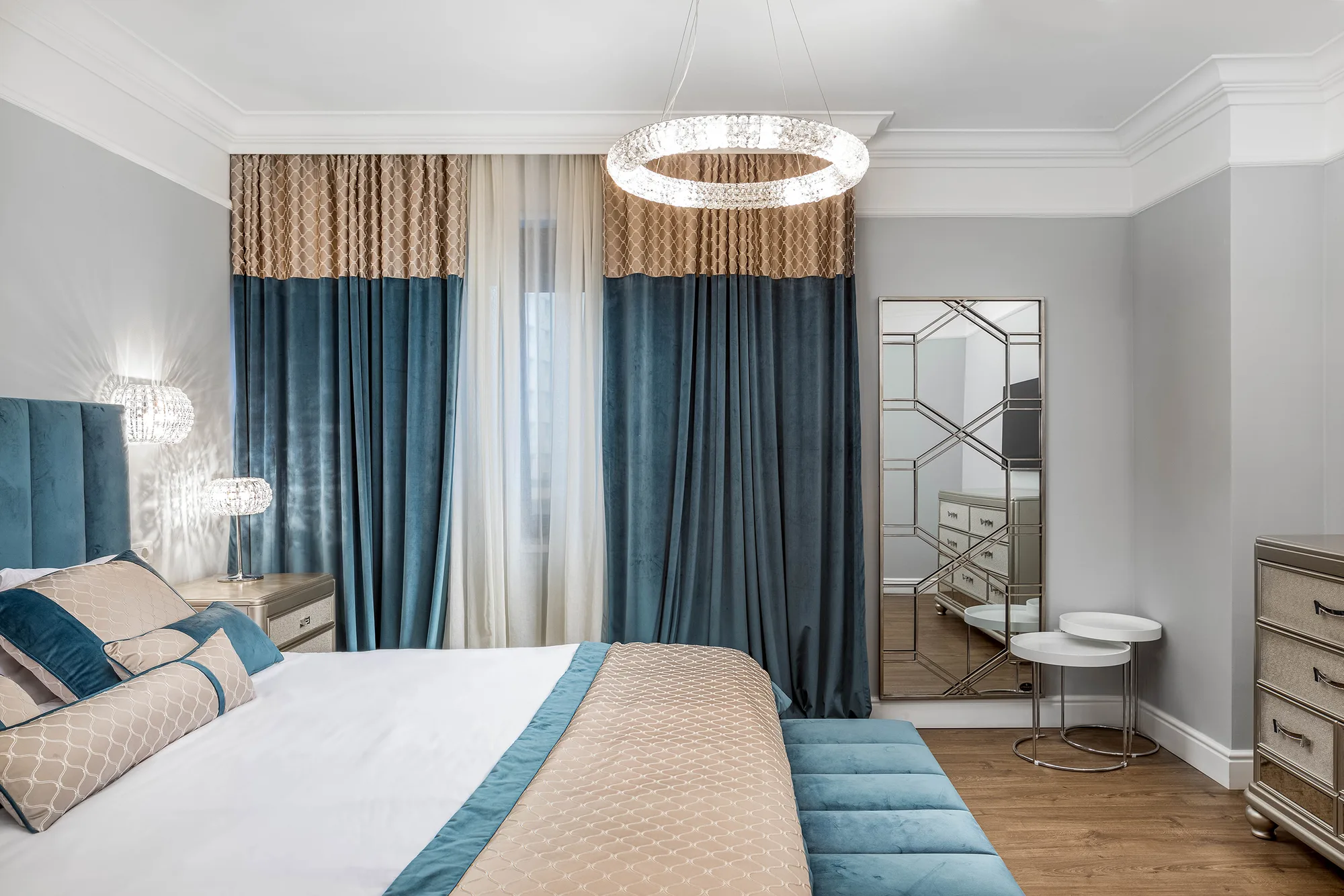 Amenajare interioara rezidentiala — APARTAMENT GLAM CONTEMPORAN, stil glam contemporan, Resita. Imagine 4 din 8