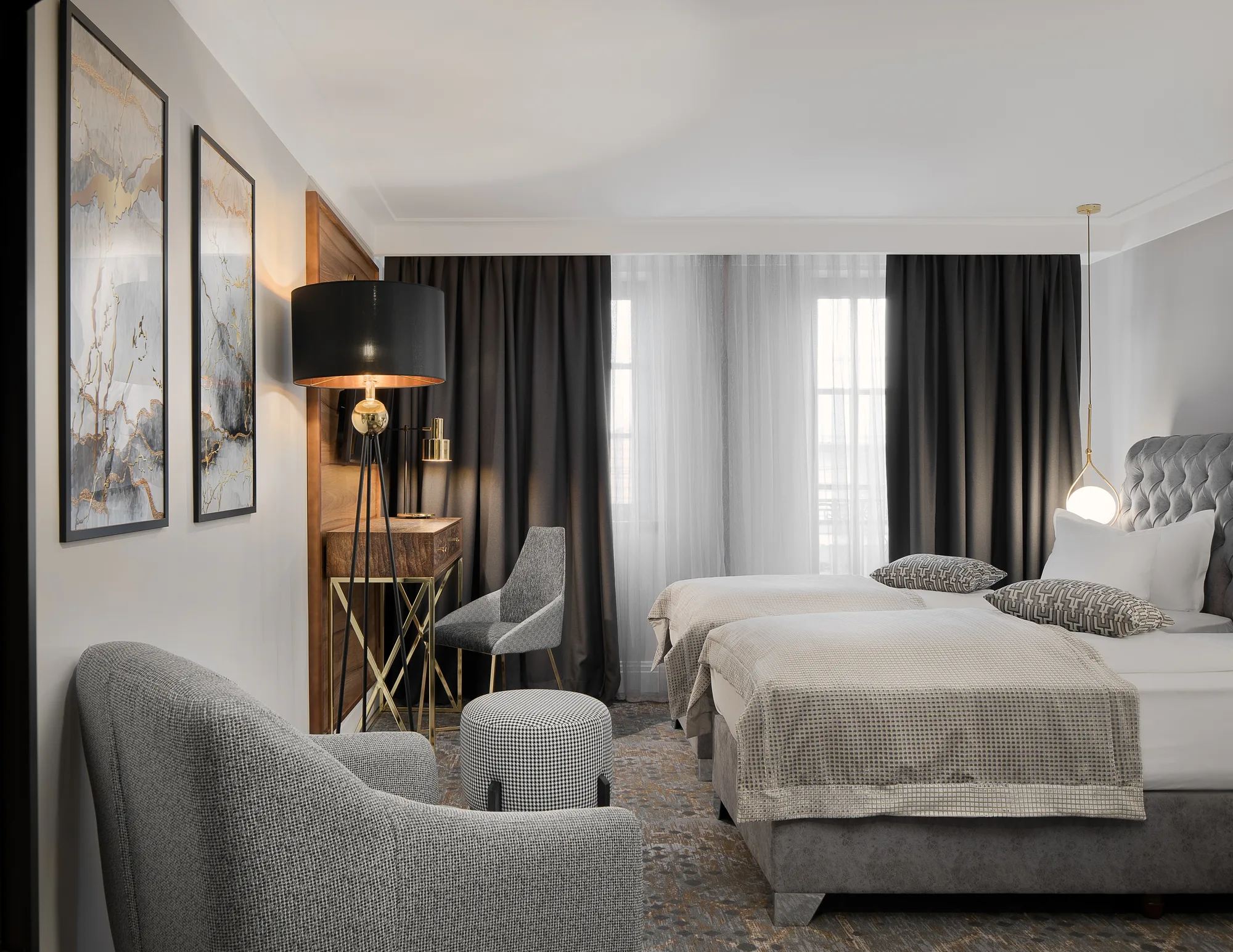 Amenajare interioara comerciala — DONNA ANA BOUTIQUE HOTEL, stil contemporan cu accente glam, Timisoara. Imagine 1 din 20