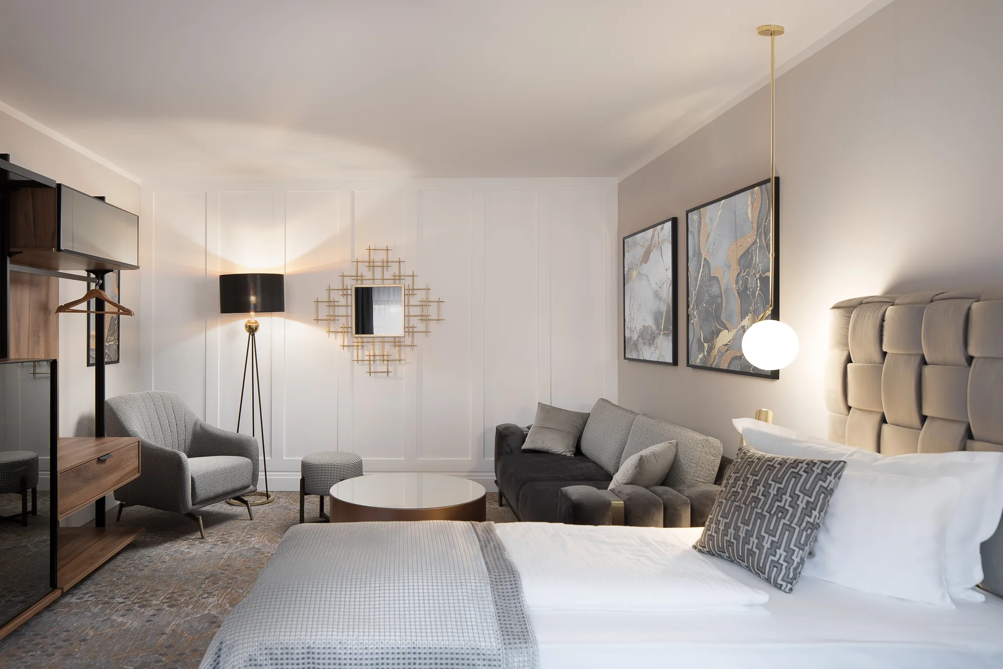 Amenajare interioara comerciala — DONNA ANA BOUTIQUE HOTEL, stil contemporan cu accente glam, Timisoara. Imagine 9 din 20