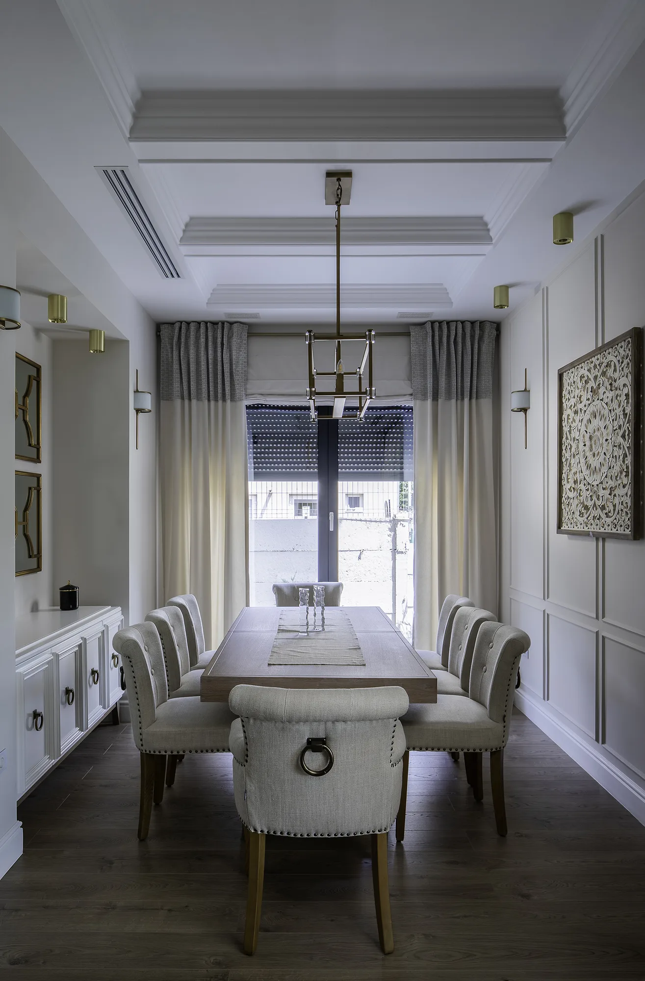 Amenajare interioara rezidentiala — Vila contemporana cozy, stil tranzitional, Timisoara. Imagine 3 din 11