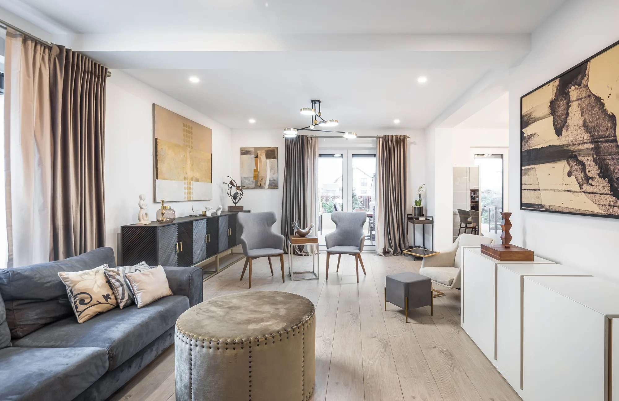 Amenajare interioara rezidentiala — VILA MODERNA MINIMALISTA, stil contemporan, Timisoara. Imagine 6 din 9