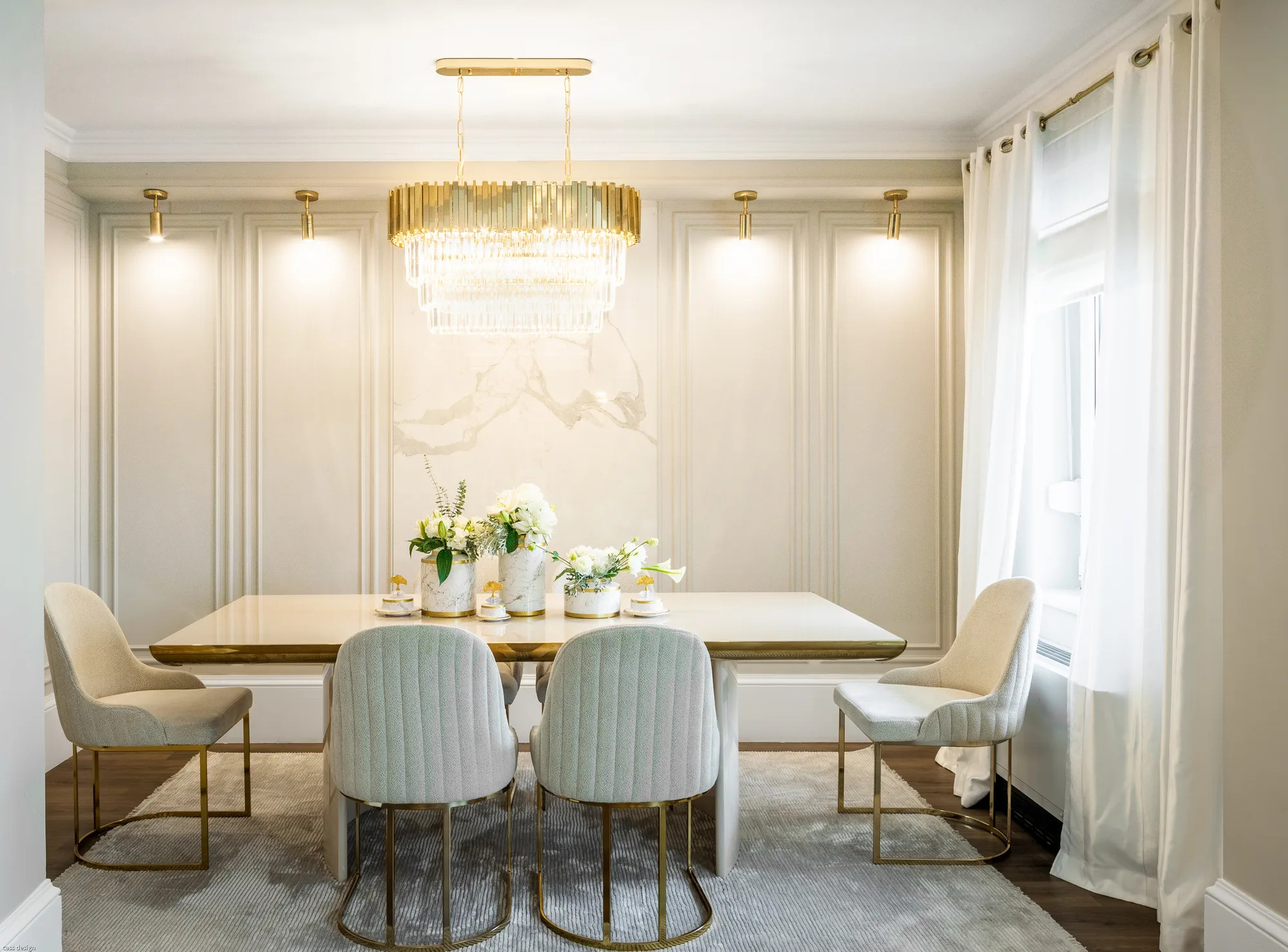 Amenajare interioara rezidentiala — VILA STIL GLAM, stil glam contemporan, Timisoara. Imagine 6 din 13
