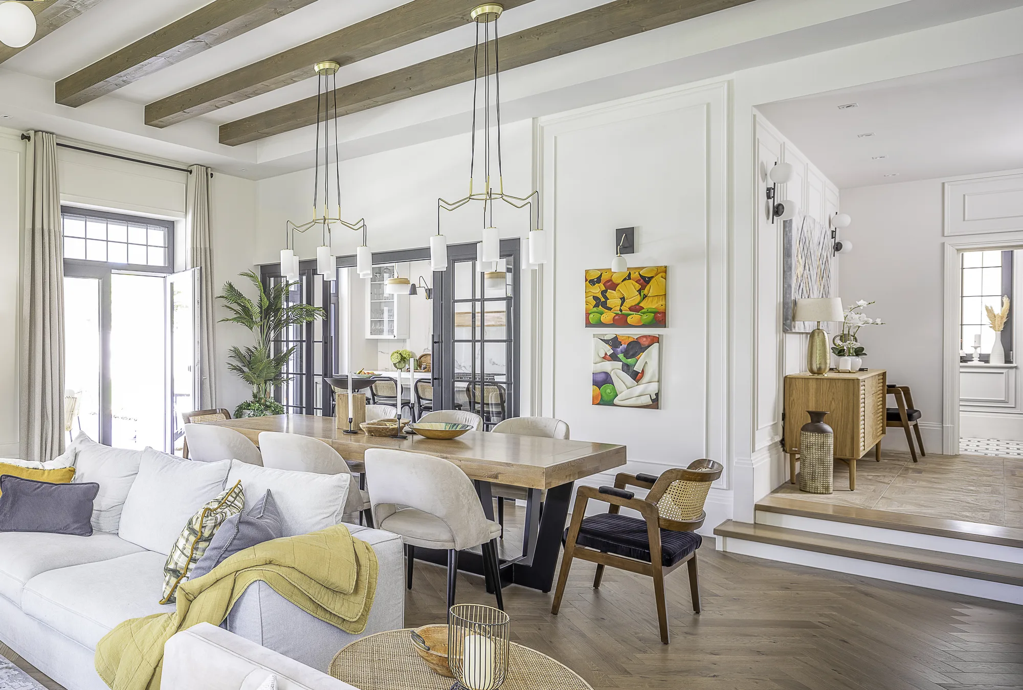 Amenajare interioara rezidentiala — VILA IN STIL FARMHOUSE CONTEMPORAN, stil farmhouse si rustic, Dumbravita. Imagine 14 din 22