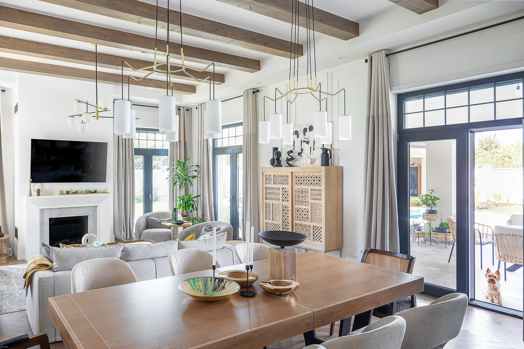 Amenajare interioara rezidentiala — VILA IN STIL FARMHOUSE CONTEMPORAN, stil farmhouse si rustic, Dumbravita. Imagine 15 din 22