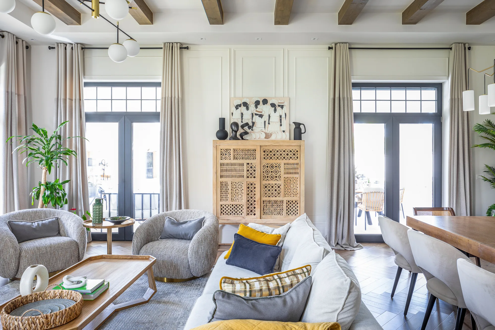 Amenajare interioara rezidentiala — VILA IN STIL FARMHOUSE CONTEMPORAN, stil farmhouse si rustic, Dumbravita. Imagine 18 din 22