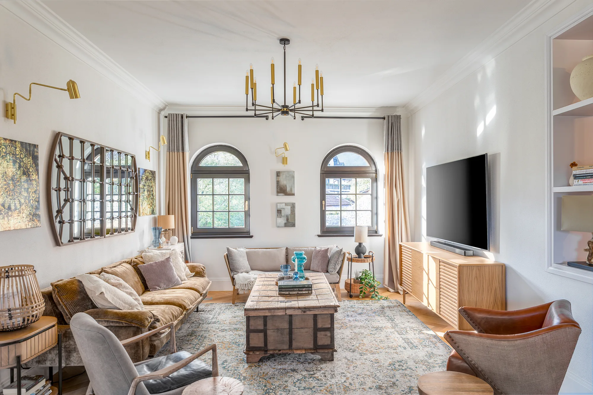 Amenajare interioara rezidentiala — VILA FARMHOUSE RUSTIC, stil farmhouse si rustic, Baia de Arama, jud Mehedinti. Imagine 2 din 12