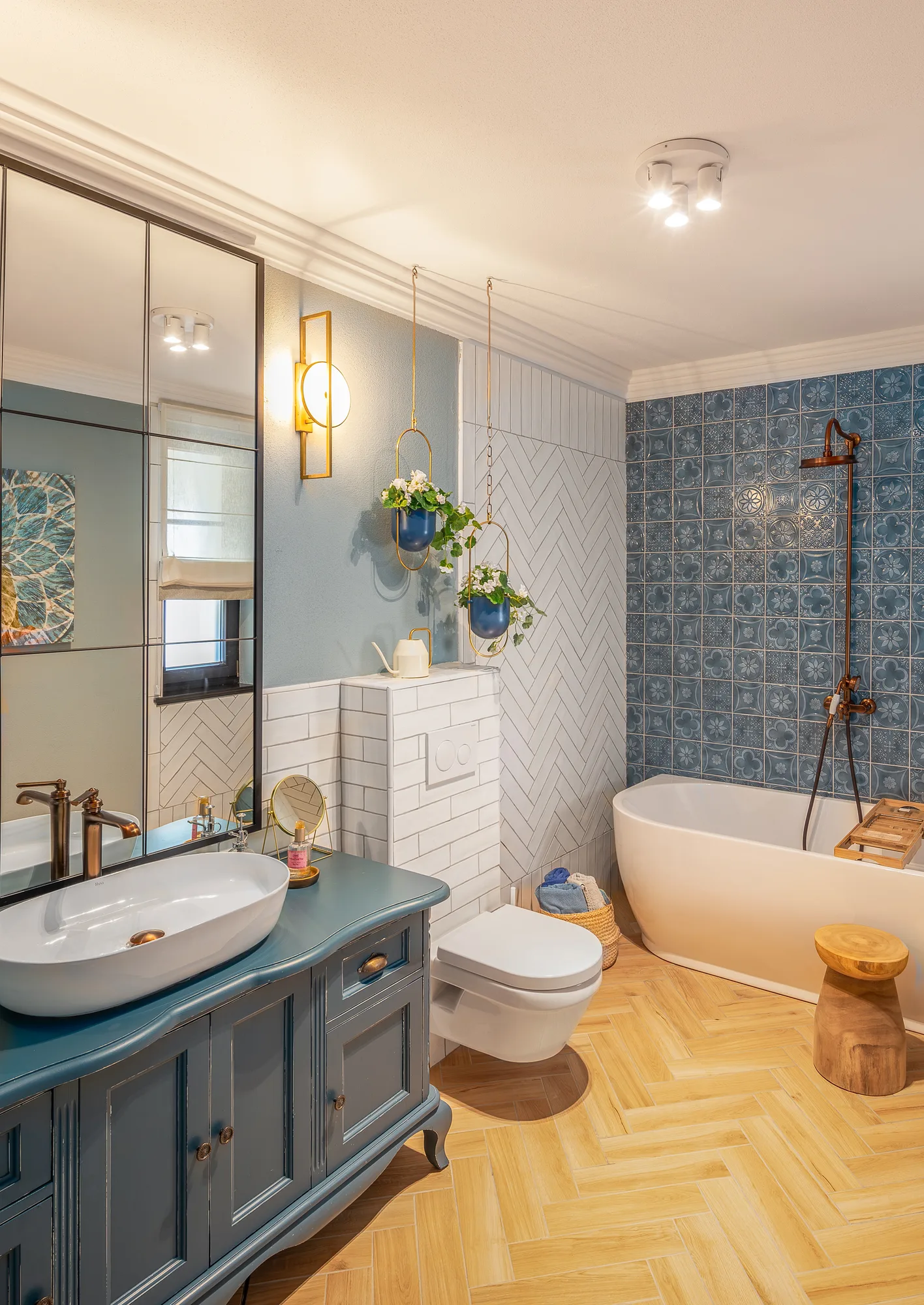 Amenajare interioara rezidentiala — VILA FARMHOUSE RUSTIC, stil farmhouse si rustic, Baia de Arama, jud Mehedinti. Imagine 12 din 12