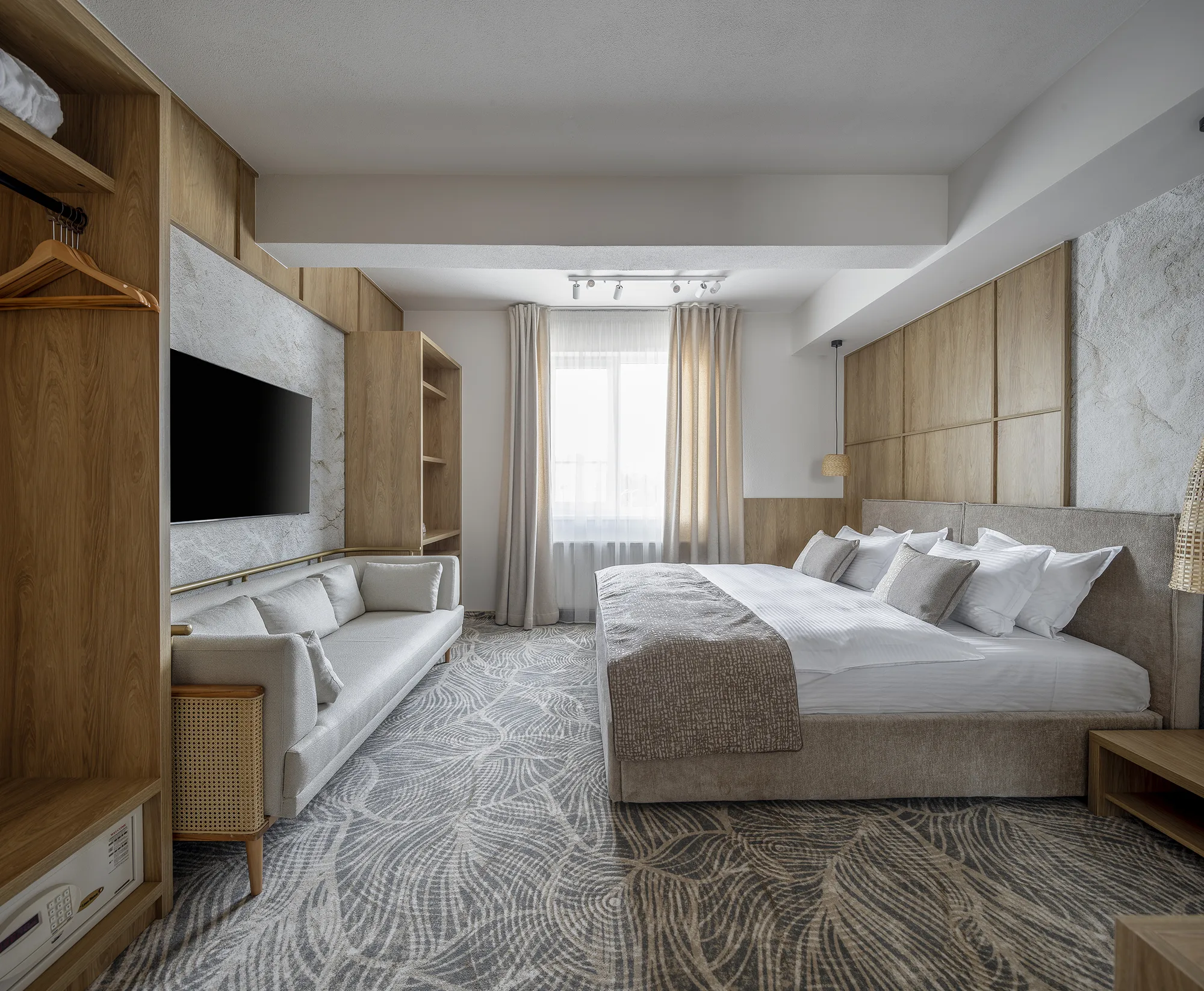 Amenajare interioara comerciala — HOTEL SERENITY, stil wabi sabi, Timisoara. Imagine 4 din 18