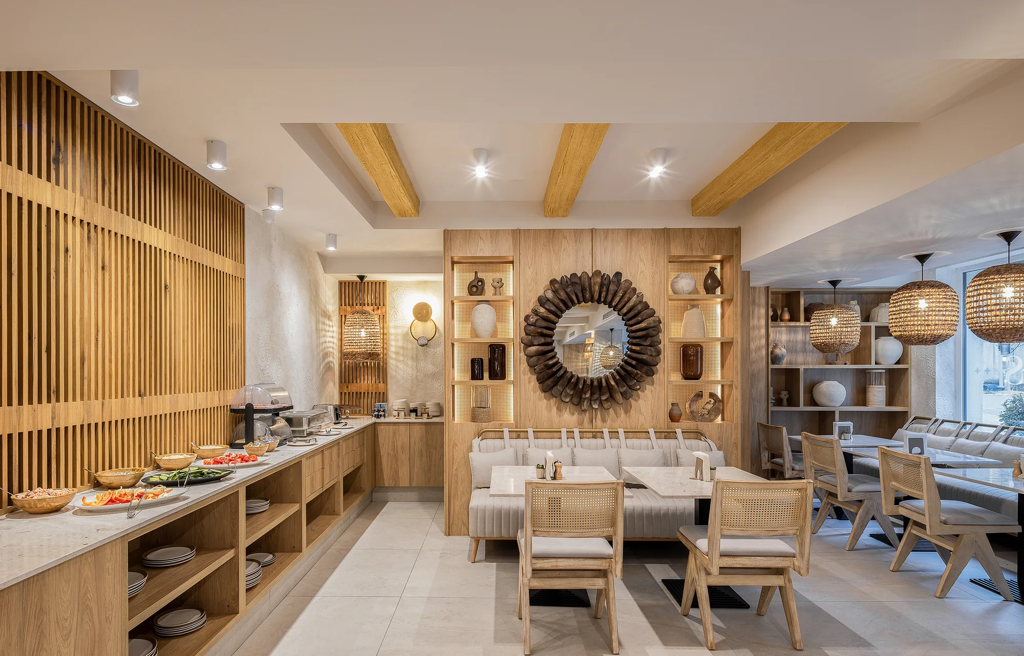 Amenajare interioara comerciala — HOTEL SERENITY, stil wabi sabi, Timisoara. Imagine 6 din 18