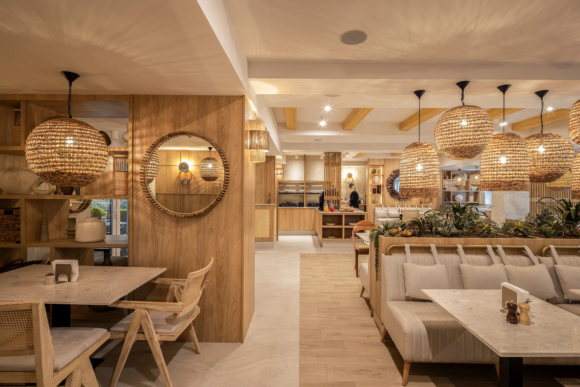Amenajare interioara comerciala — HOTEL SERENITY, stil wabi sabi, Timisoara. Imagine 11 din 18
