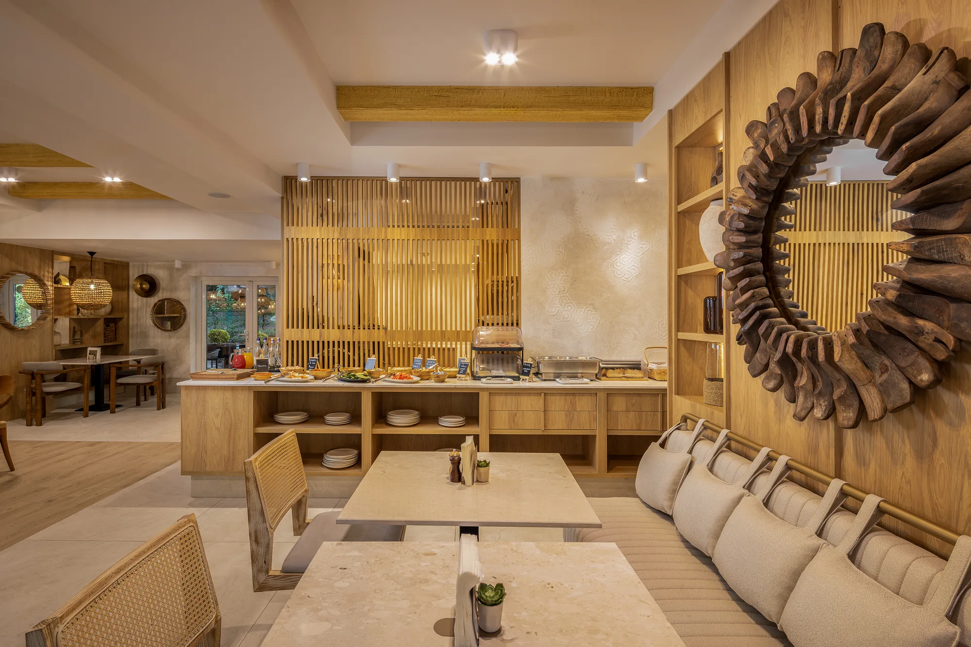 Amenajare interioara comerciala — HOTEL SERENITY, stil wabi sabi, Timisoara. Imagine 15 din 18
