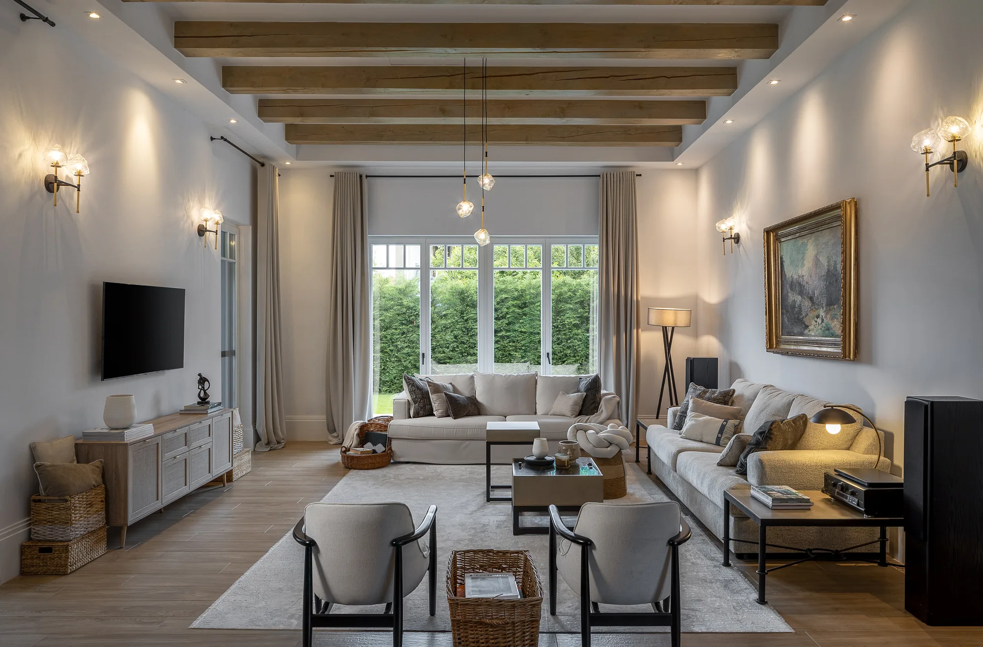 Amenajare interioara rezidentiala — VILA IN STIL TRANZITIONAL, stil farmhouse si rustic, Timisoara. Imagine 1 din 7