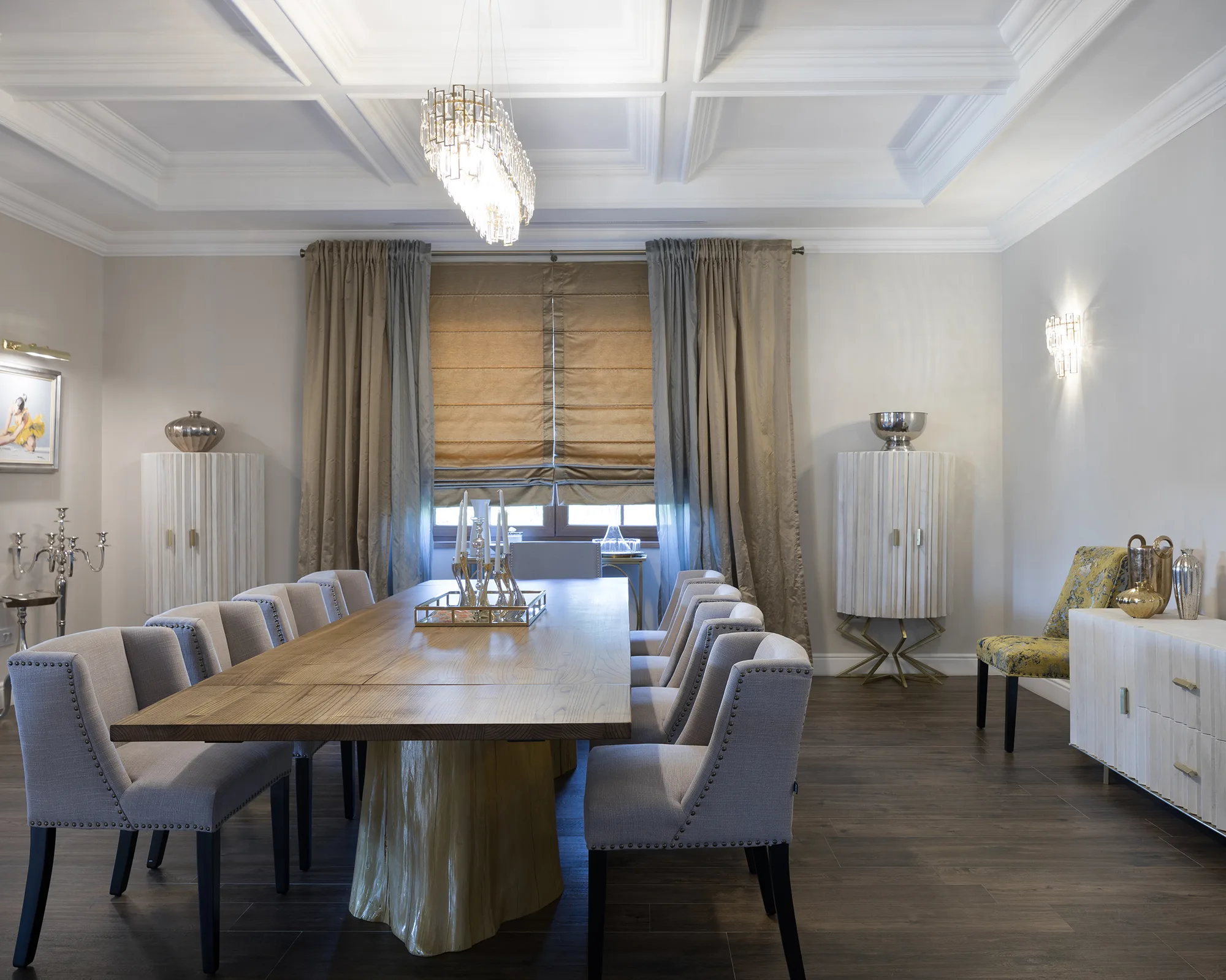 Amenajare interioara rezidentiala — Vila contemporana cu spatii aerisite, stil tranzitional, Timisoara. Imagine 7 din 13